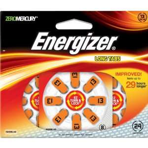  EZ Turn & Lock Hearing Aid Size 13 Batteries 24 pack Electronics