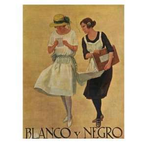  Blanco y Negro, Magazine Cover, Spain, 1922 Giclee Poster 