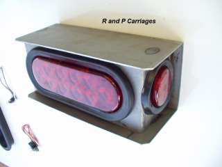   Light Box kit Steel Enclosure Trailer Truck Camper W/Lic Mount  