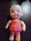 Small Vintage Plastic Character Girl Doll 5 Tall