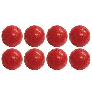 NEW ENGRAVED RED SOCCER STYLE FOOSBALLS FOR TABLE SOCCER / Dynamo 