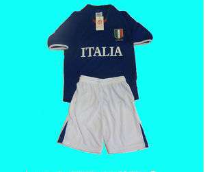 Italia Italy kids set T shirt soccer jeresy football  