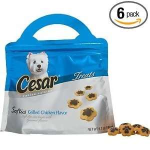Cesar Grilled Chicken Softies Dog Treats 6.7 oz 12 Pack  