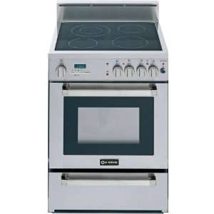   24 in. Self Cleaning Freestanding Electric Range   Stainless Steel
