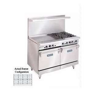 Imperial Range IR 8 48in Gas Restaurant Range 8 Burners & Oven  