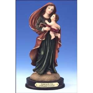 Madonna & Child 8 Florentine Statue (Red Veil) (Malco 6161 5)  