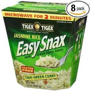   Snax, Thai Green Curry with Jasmine Rice, 10 Ounce Boxes (Pack of 8