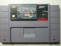 1992 Jeopardy Deluxe Edition Super Nintendo Game  