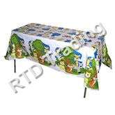 12 lot Zoo Animal Party Plastic Tablecloth Table Cover  