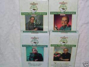 Ed Humes Green Thumb Gardening Series VHS Tapes  