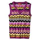 Missoni for Target Size M Sweater Vest Shell Multi Color Zig Zag