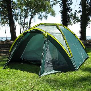   Person Durable Camping Tent With Porch, Canopy And Carrying Bag  