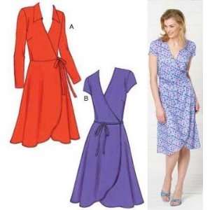  Kwik Sew Misses Fitted Knit Wrap Dresses Pattern By The 