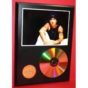 Eminem CD Art Display Rare Collectible Gold Disc Award Quality Limited 