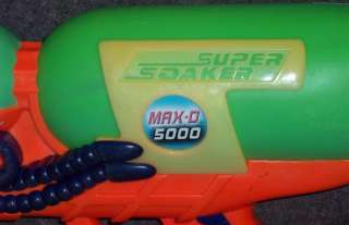2001 Larami MAX D 5000 SUPER SOAKER Water Gun Green  