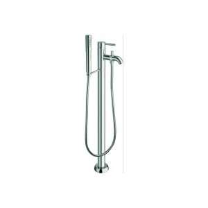   Single Lever Post Floor Mounted Tub Set with Hand Shower 12044 PAV BC