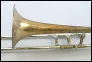 Olds Recording Trombone Gold Brass Slide with Hard Case   192855 