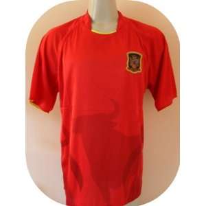  SPAIN SOCCER JERSEY SIZE LARGE.NEW.STOCK LIQUIDATION 