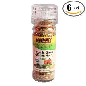   Greek Garden Spice Grinder, 1.5 Ounces Bottles (Pack of 6