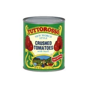 Tuttorosso Crushed Tomatoes with Basil, New World Style,28oz, (pack of 
