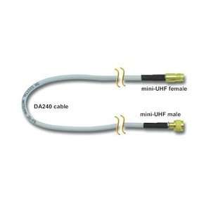 : New Digital Antenna Da240 Fm 10 Foot Ultra Low Loss Cable Mini Uhf 