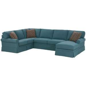 com Lorna Designer Style Skirted Fabric Upholstered Sectional Sofa 