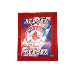  755319   Boston Red Sox 3 D 2 Pocket Portfolio Case Pack 