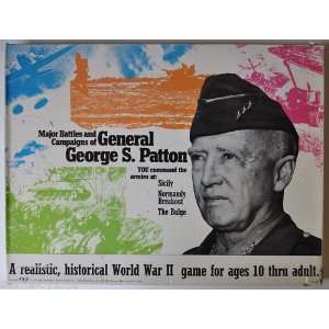   George S. Patton Historical World War II Board Game 