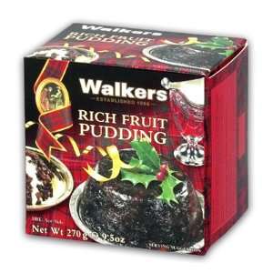 Walkers Fruit Christmas Pudding 9.5 Oz  Grocery & Gourmet 