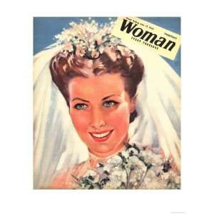  Woman, Wedding Weddings Marriages Bride Brides Magazine 