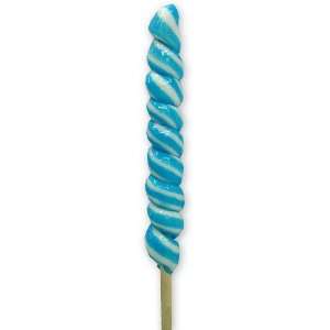 Blue & White Round Up Lollipop   2 oz 12 Grocery & Gourmet Food