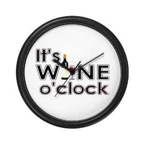  Wine Time Funny Wall Clock by 